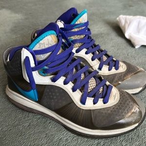 Nike lebron 8 summit lake mens shoes size 10 no insoles